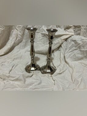 Pair of Silver Candle Holders